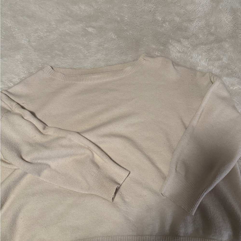 Elegant Cream Sweater